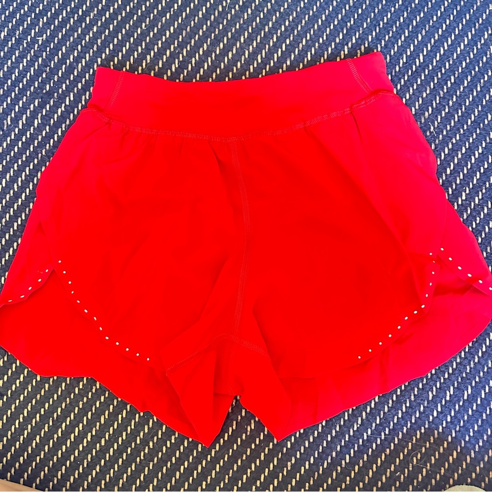 lululemon athletica Red Women's Athletic Shorts